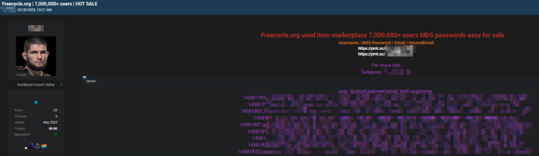 Breaking News: Freecycle Unveils Alarming Data Breach Affecting Over 7 Million Users